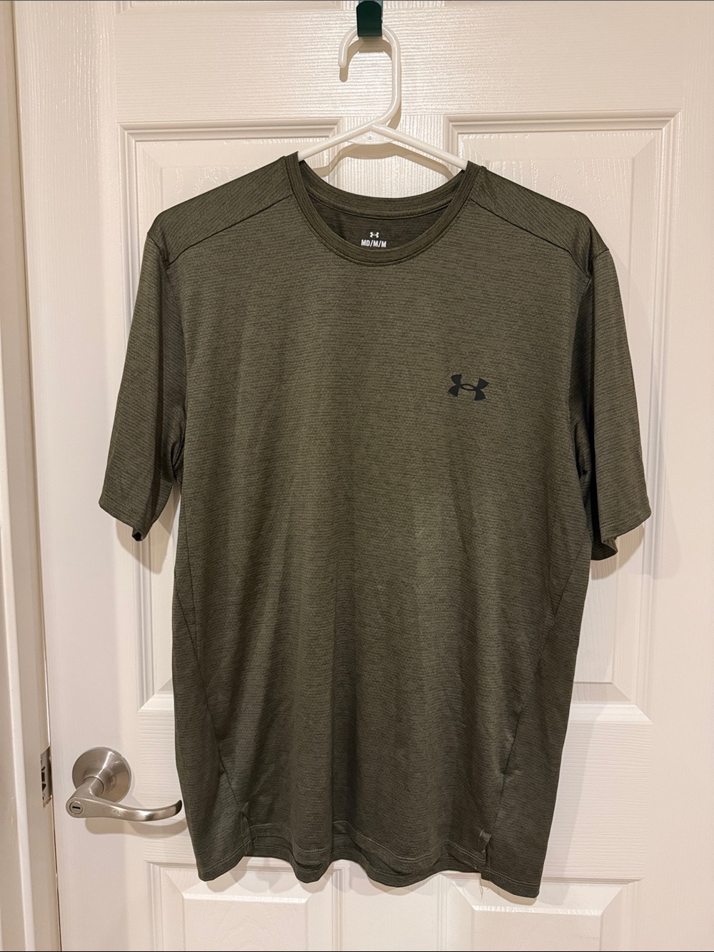 Under Armour Olive Green Men’s Short-Sleeve Workout Tee